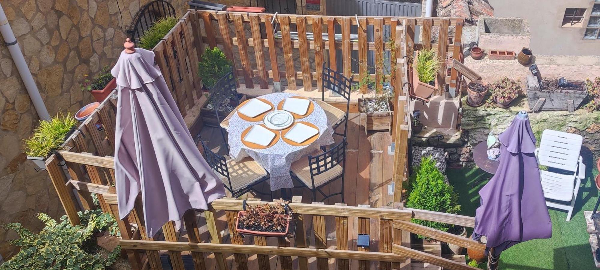 Alcoba Con Patio Del Siglo XIX Villa Villanueva de Viver Exteriör bild